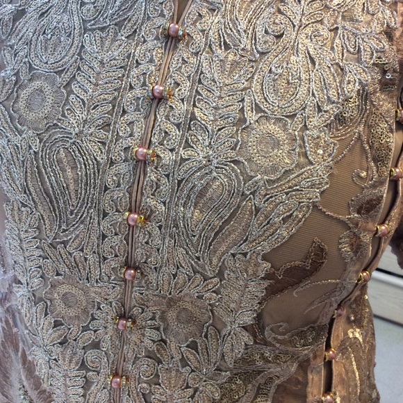 Pakistani Indian Suit Dress Anarkali 4 Piece - Picture 6 of 8